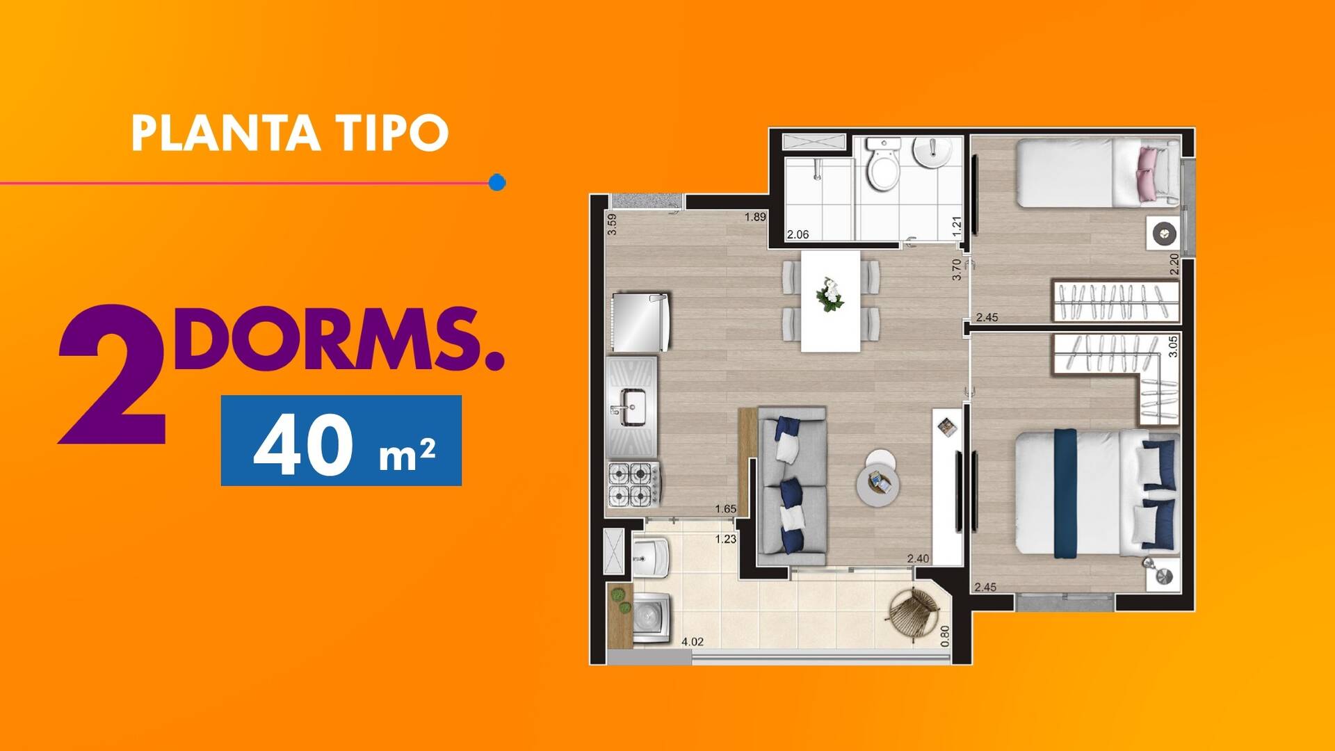 Apartamento, 2 quartos, 42 m² - Foto 24