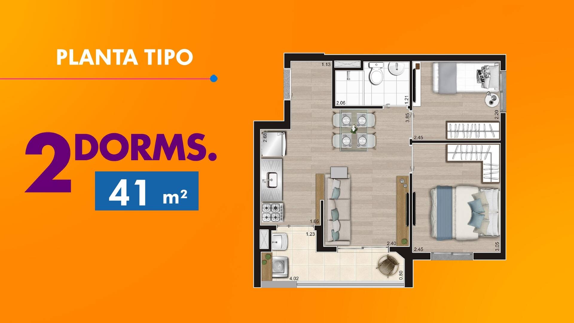 Apartamento, 2 quartos, 42 m² - Foto 26