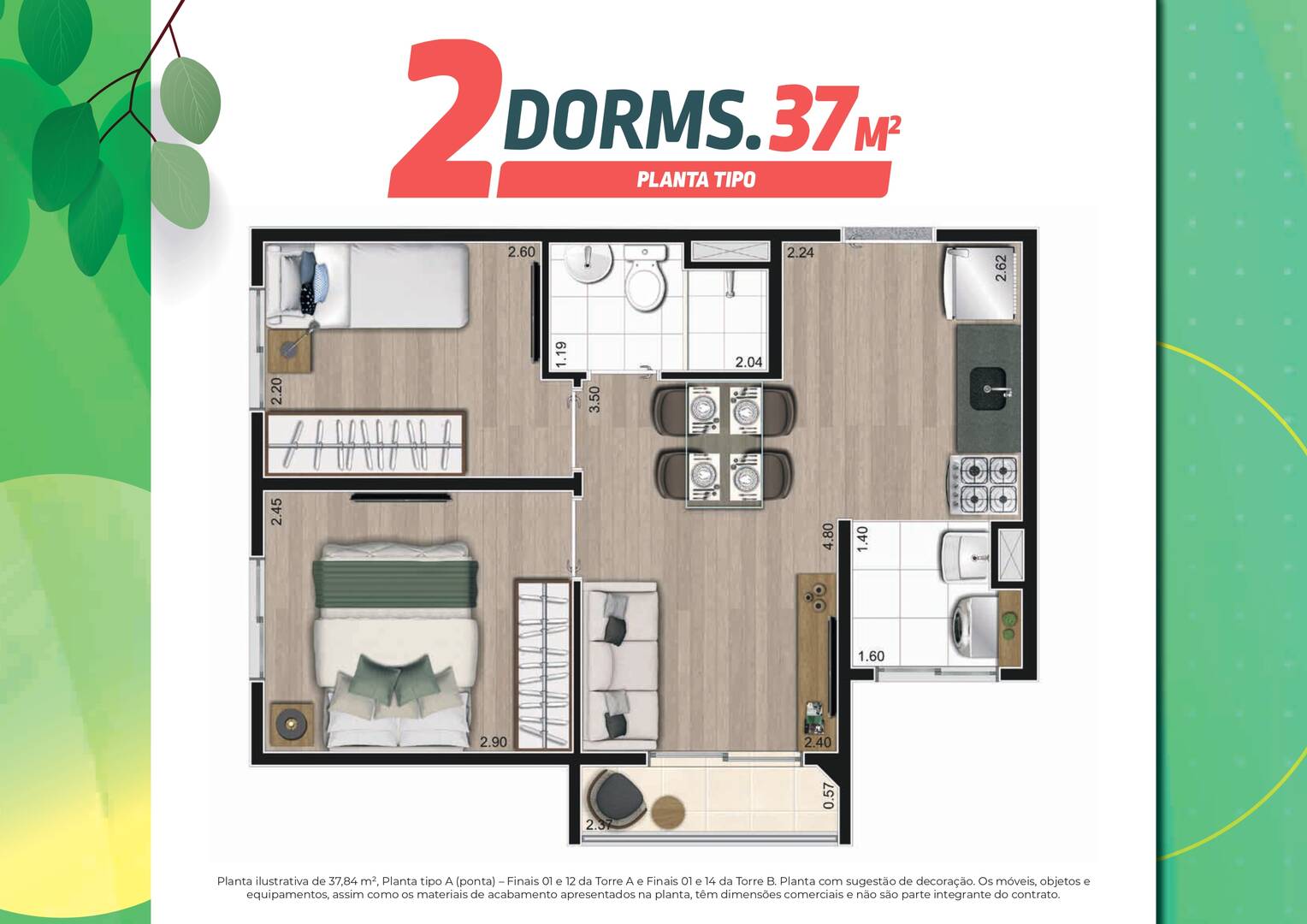 Apartamento, 2 quartos, 3738 m² - Foto 22