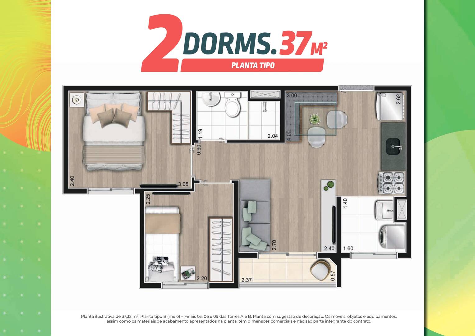 Apartamento, 2 quartos, 3738 m² - Foto 23
