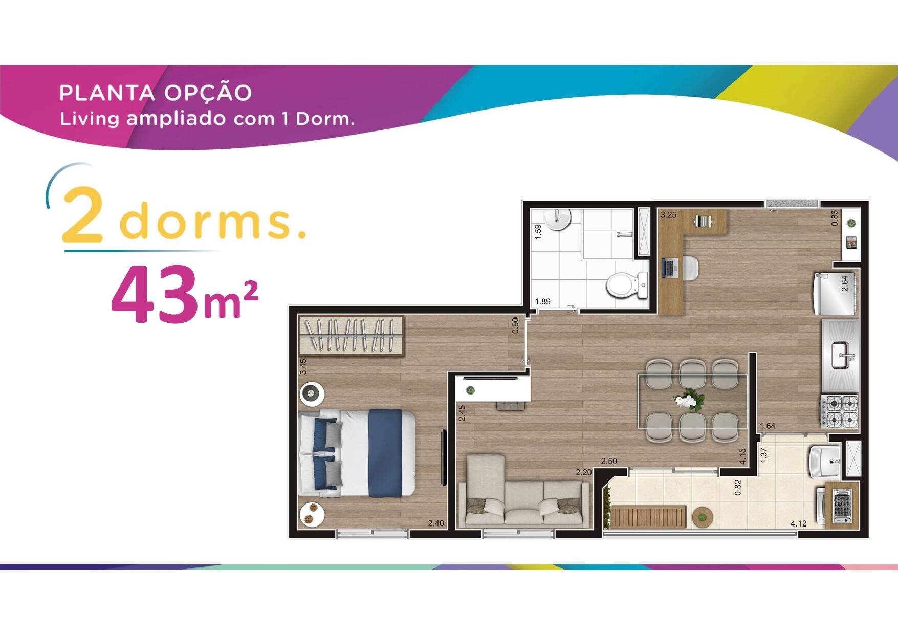Apartamento à venda com 2 quartos, 4143m² - Foto 20