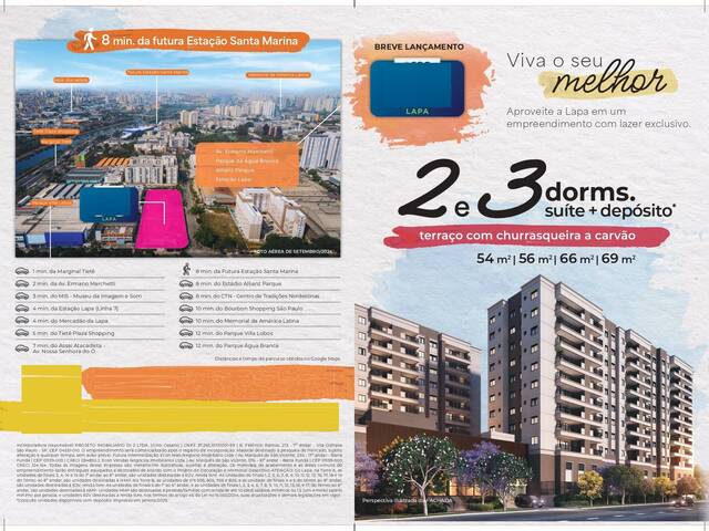 #66 - Apartamento para Venda em São Paulo - SP - 1